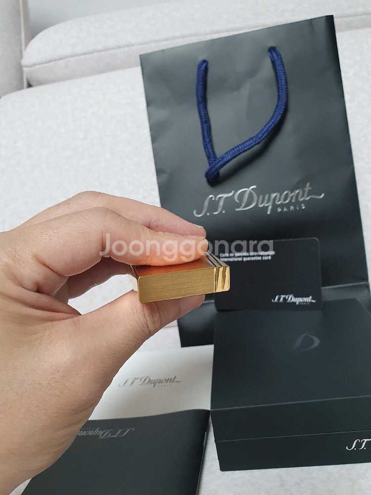 정품 듀퐁라이터 라인2 ca18213 개츠비 금장 듀퐁--5