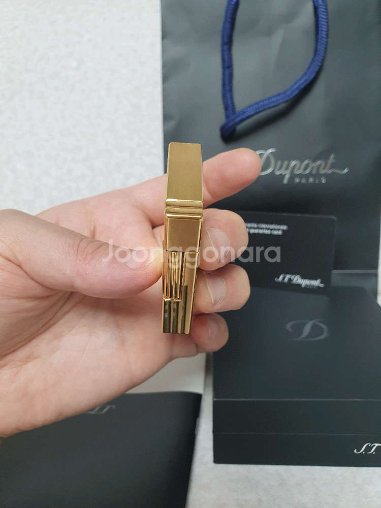 정품 듀퐁라이터 라인2 ca18213 개츠비 금장 듀퐁--3
