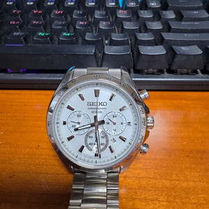 세이코 SBTR017 솔라 크로노그래프 시계