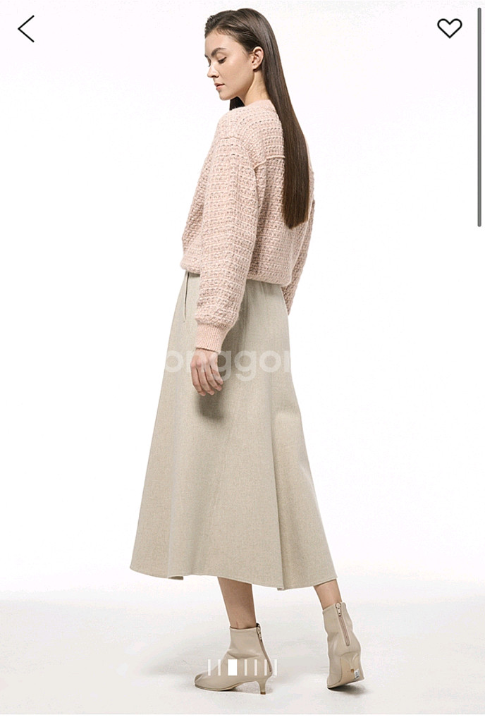 타임 알파카 시퀸 재킷 (랑방,마인,타임,더캐시미어)--3