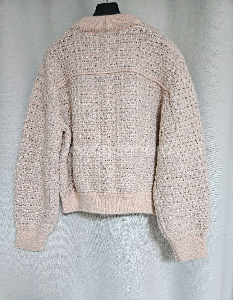 타임 알파카 시퀸 재킷 (랑방,마인,타임,더캐시미어)--6