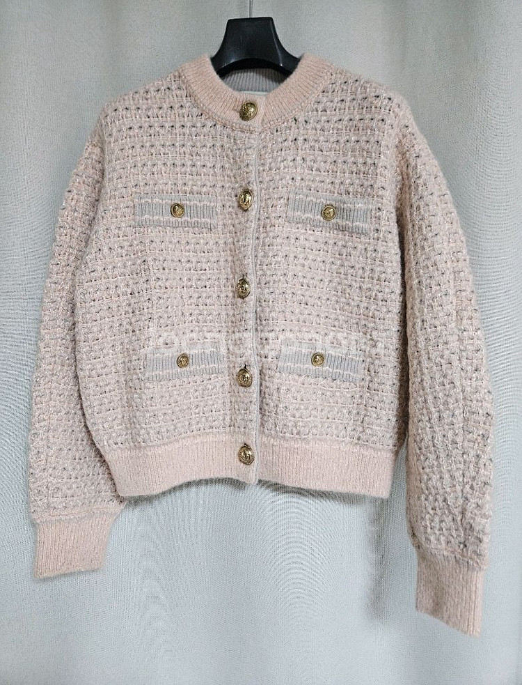 타임 알파카 시퀸 재킷 (랑방,마인,타임,더캐시미어)--5