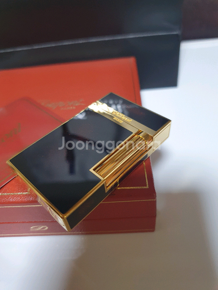 새상품 듀퐁라이터 라인2 ca16890 금사 옻칠 금장--0