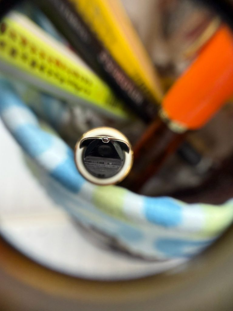 펠리칸 M800 크림블루 m닙--7