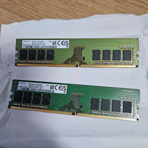 DDR4 8GB 3200 메모리 두개 택포