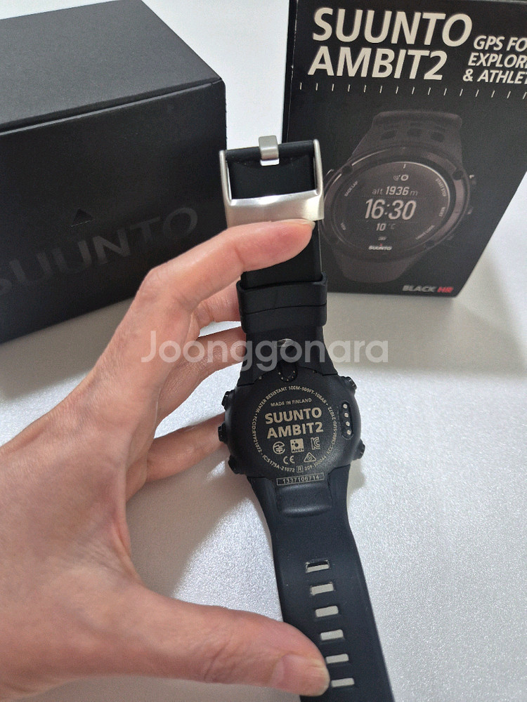 순토 엠빗2블랙 HR A급 정품 풀세트--3