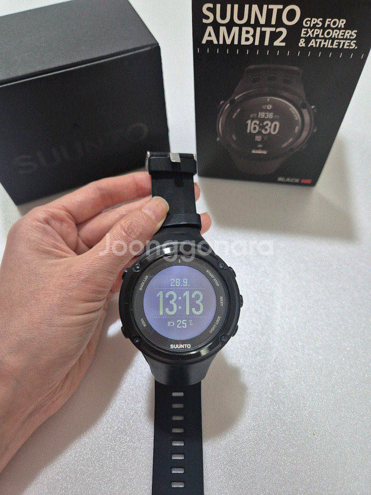 순토 엠빗2블랙 HR A급 정품 풀세트--2