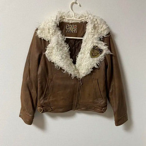 일본 빈티지 라떼히메오네갸루 가죽자켓