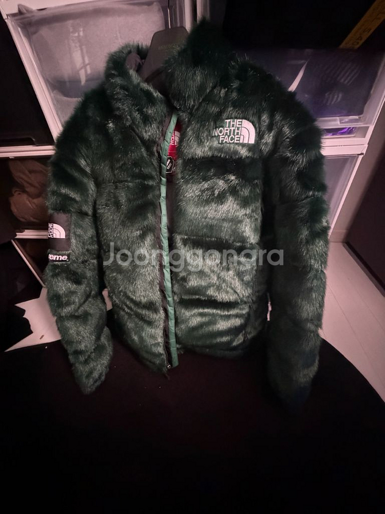 슈프림X노스페이스 포우퍼 눕시자켓 그린 20FW--0