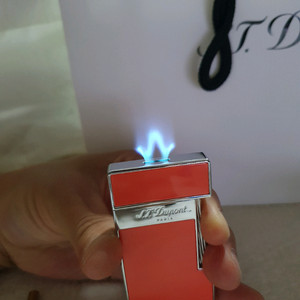 새상품 듀퐁라이터 슬리미 터보 신형 ca028006 코랄 듀퐁라이타