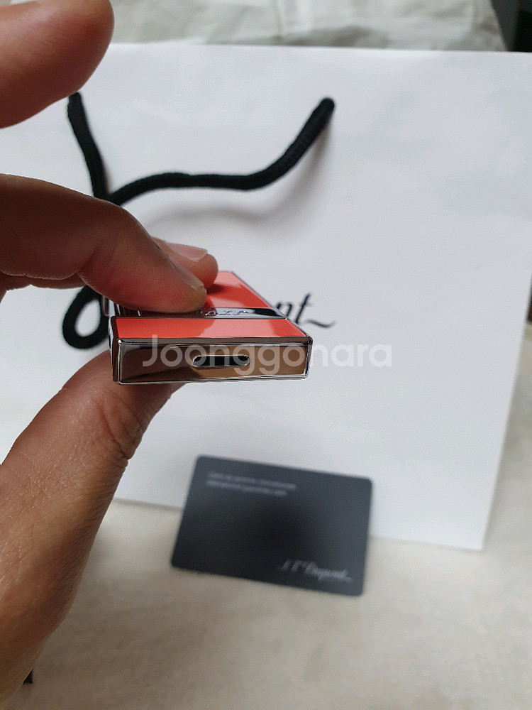 새상품 듀퐁라이터 슬리미 터보 신형 ca028006 코랄 듀퐁라이타--6