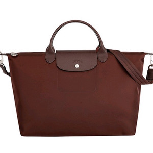 롱샴 르 플리아쥬 네오 탑핸들 L 초콜릿