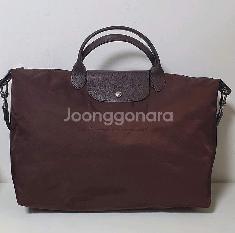 롱샴 르 플리아쥬 네오 탑핸들 L 초콜릿--1