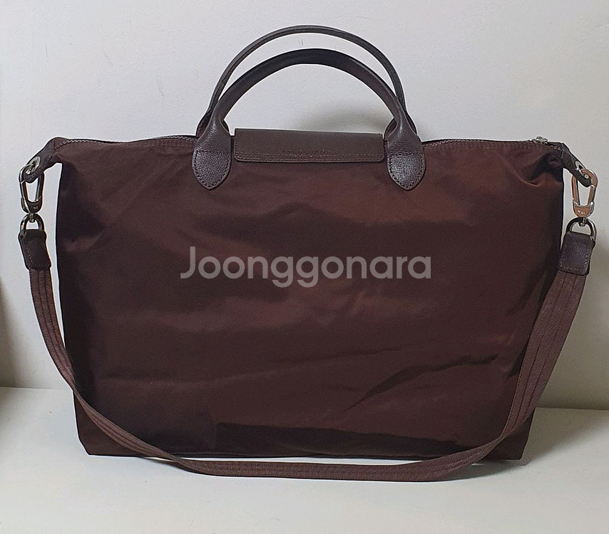 롱샴 르 플리아쥬 네오 탑핸들 L 초콜릿--2