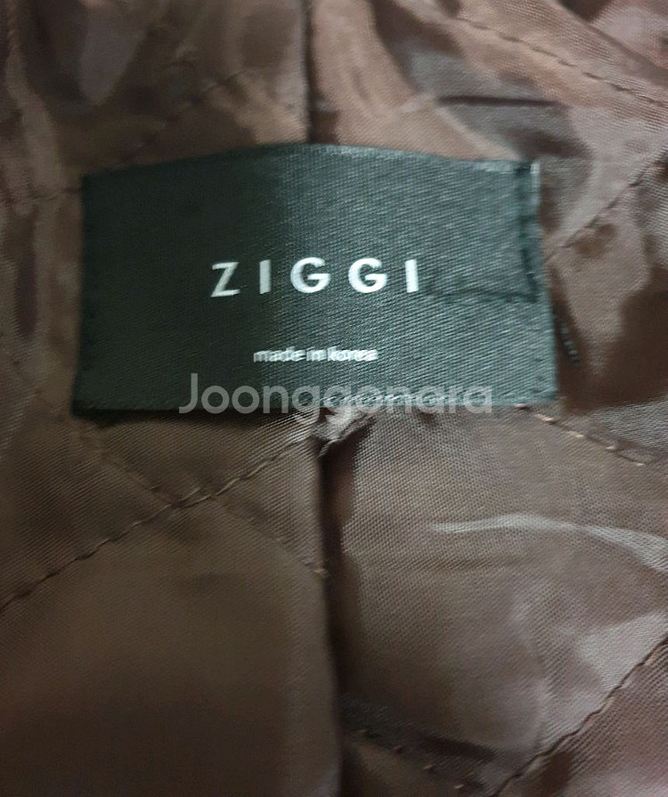 ZIGGI 모직 벨티드 롱코트 아이보리 (M)--2