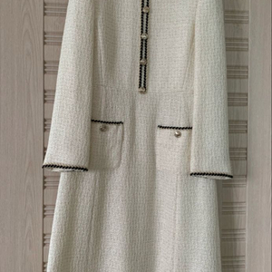 (maje) 마쥬 화이트 트위드 원피스 (55사이즈) 새제품