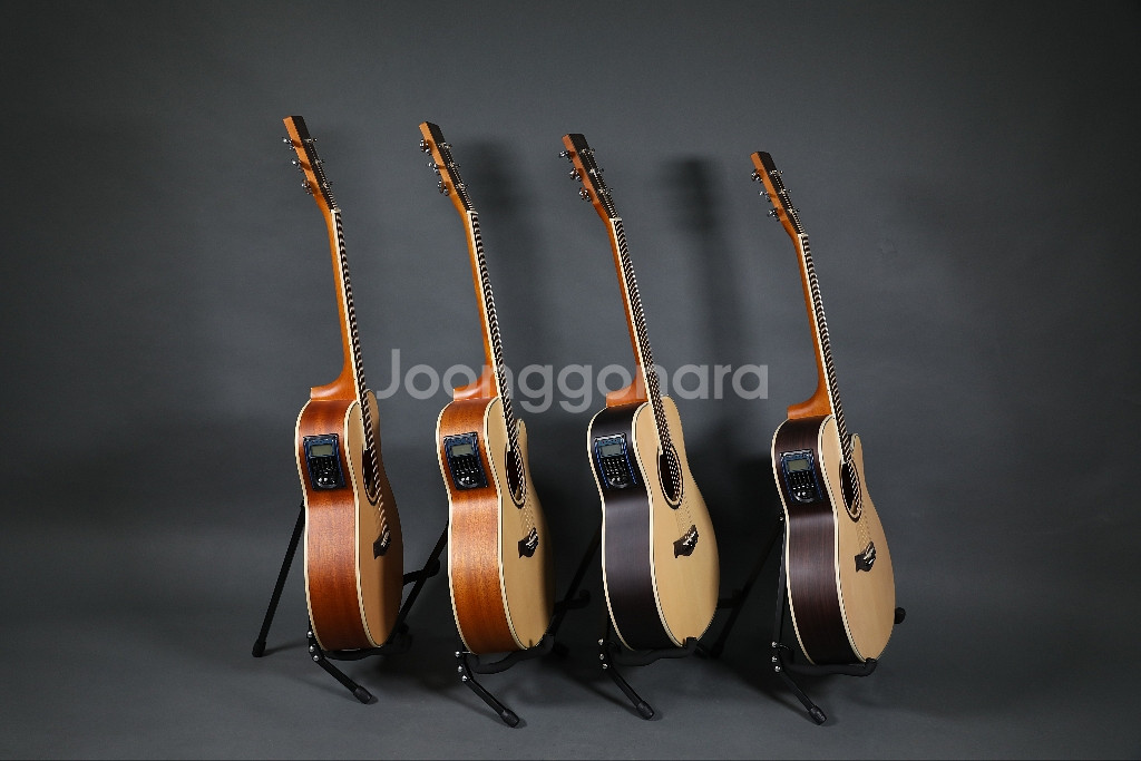 [신품반값] 듀얼소스 EQ 여행용 미니기타 통기타 기타--0