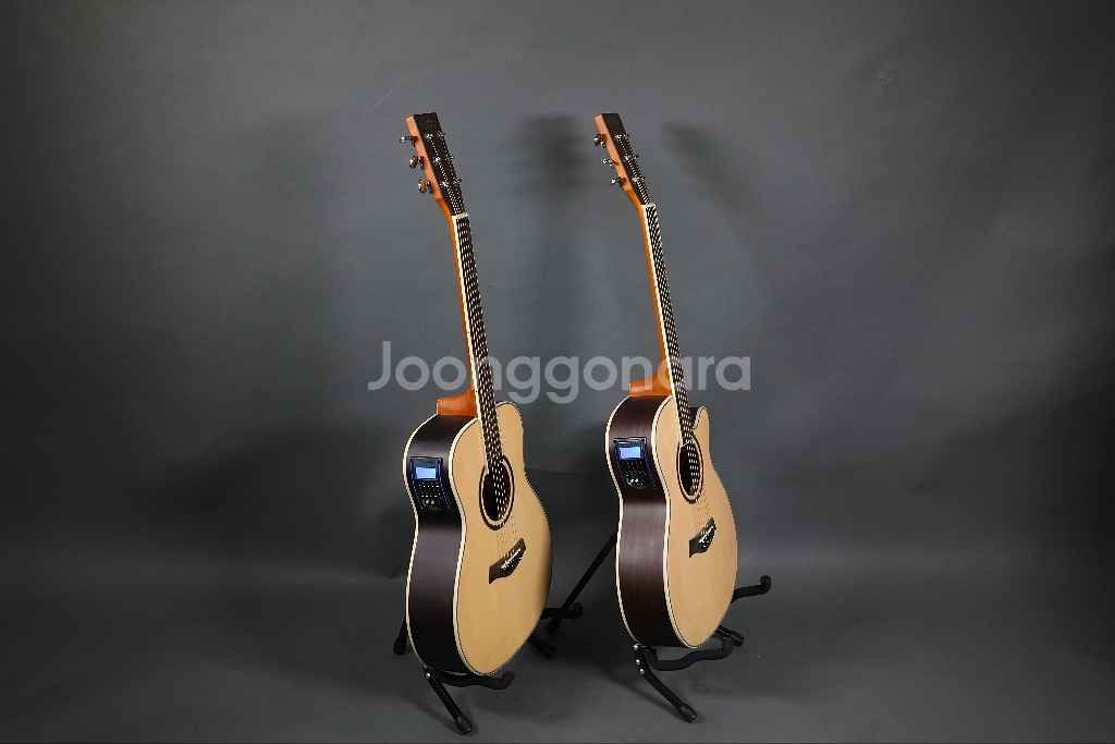 [신품반값] 듀얼소스 EQ 여행용 미니기타 통기타 기타--7