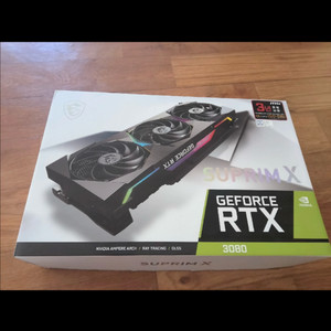 그래픽카드 3080 슈프림x팝니다