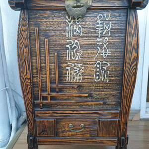 전통 오동나무 쌀통 판매합니다 (인테리어용/보관용)