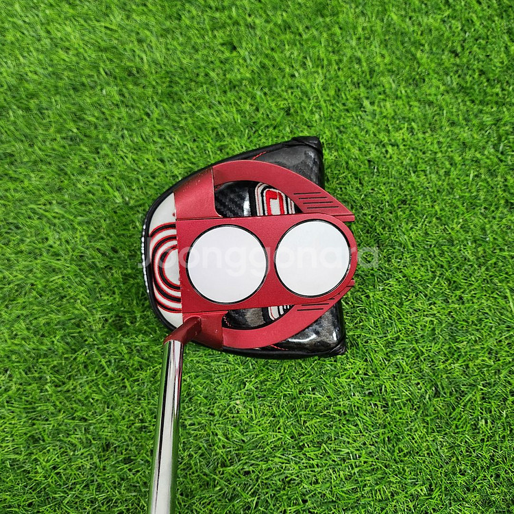 오디세이 오웍스 레드 2볼 퍼터--3