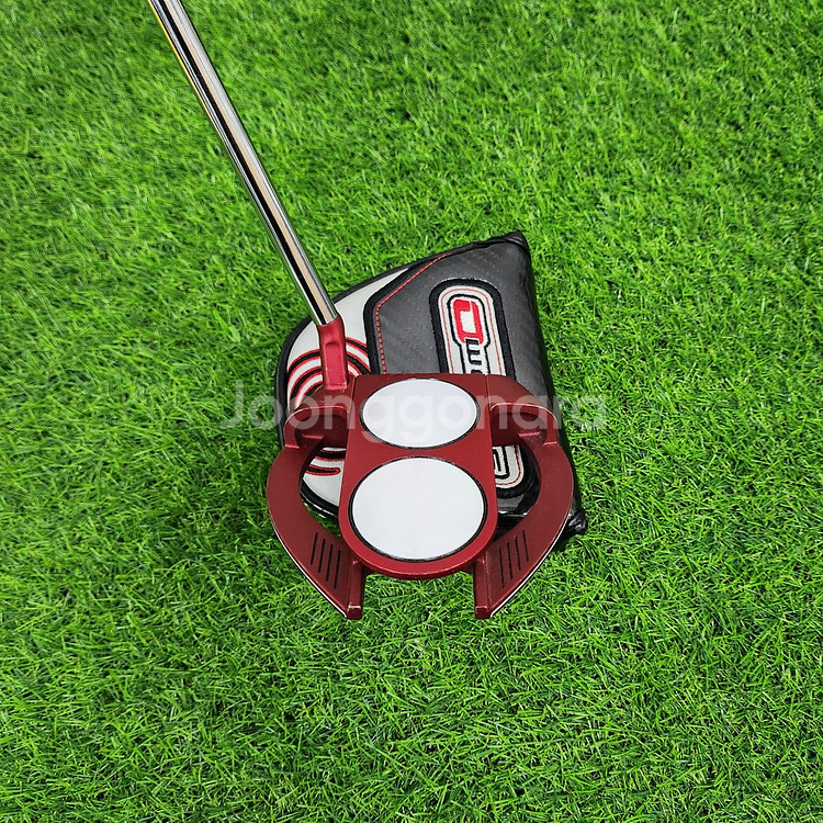 오디세이 오웍스 레드 2볼 퍼터--4