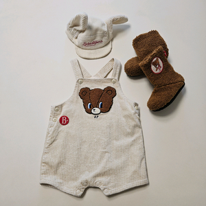 베베드피노 곰돌이 멜방100+모자+부츠150 세트