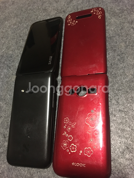 폴더폰 Mive 스타일 폴더 AT-M120 블랙--3