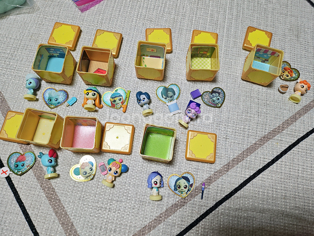 캐치티니핑 피규어, 1기부터 5기까지, 디저트티니핑,열쇠티니핑,슈팅스타티니핑 등--4