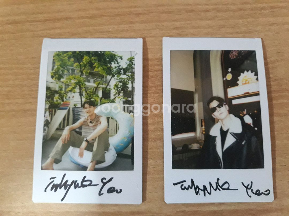 여인혁 모델 폴로라이드 싸인 사진--0