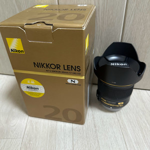 니콘 F마운트 AF-S 20mm f1.8 N 렌즈