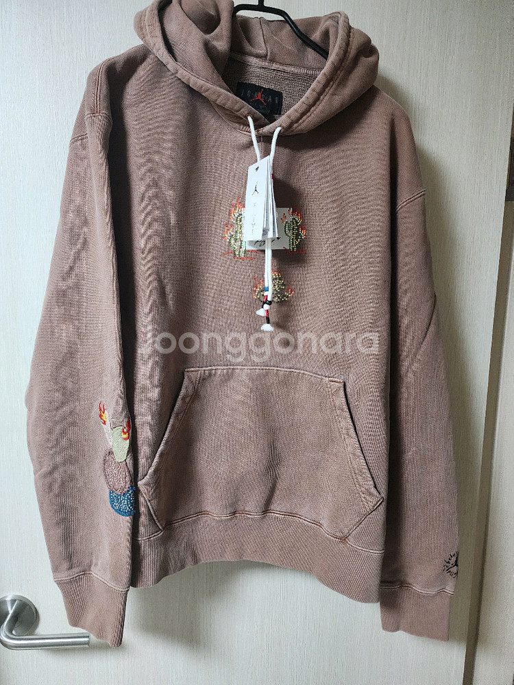 (정품) 나이키 조던 트래비스캇 캑터스잭 피그먼트 후드티 (새제품)--2