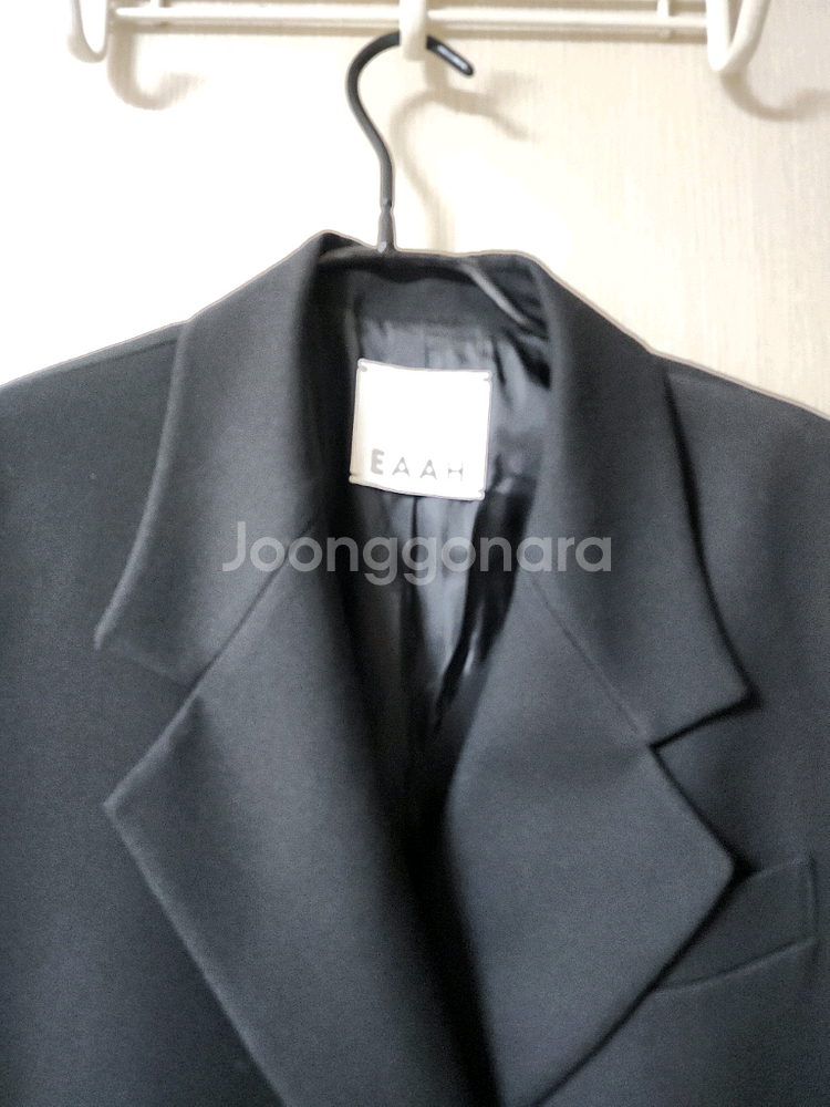 EAAH 블랙 오버핏 블레이저 자켓 스몰--2