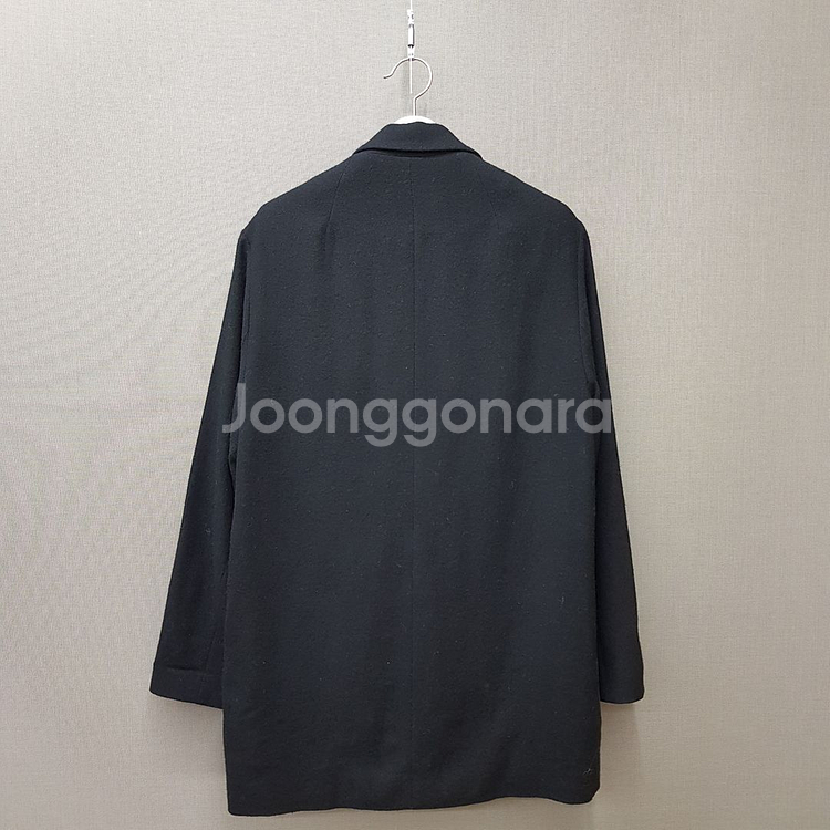 마쥬 maje 울 블렌드 가죽 포켓 블레이저 자켓 1사이즈--3