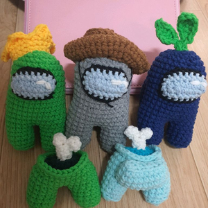 손뜨개 어몽어스 미니 인형 5종 세트