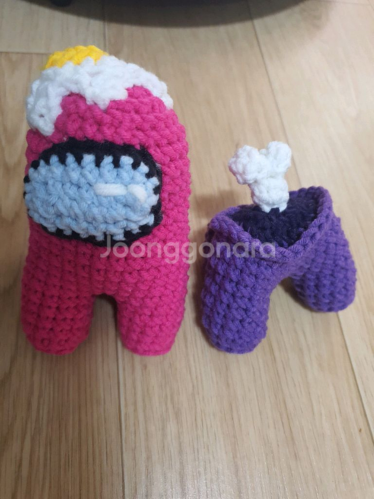 손뜨개 어몽어스 미니 인형 5종 세트--4