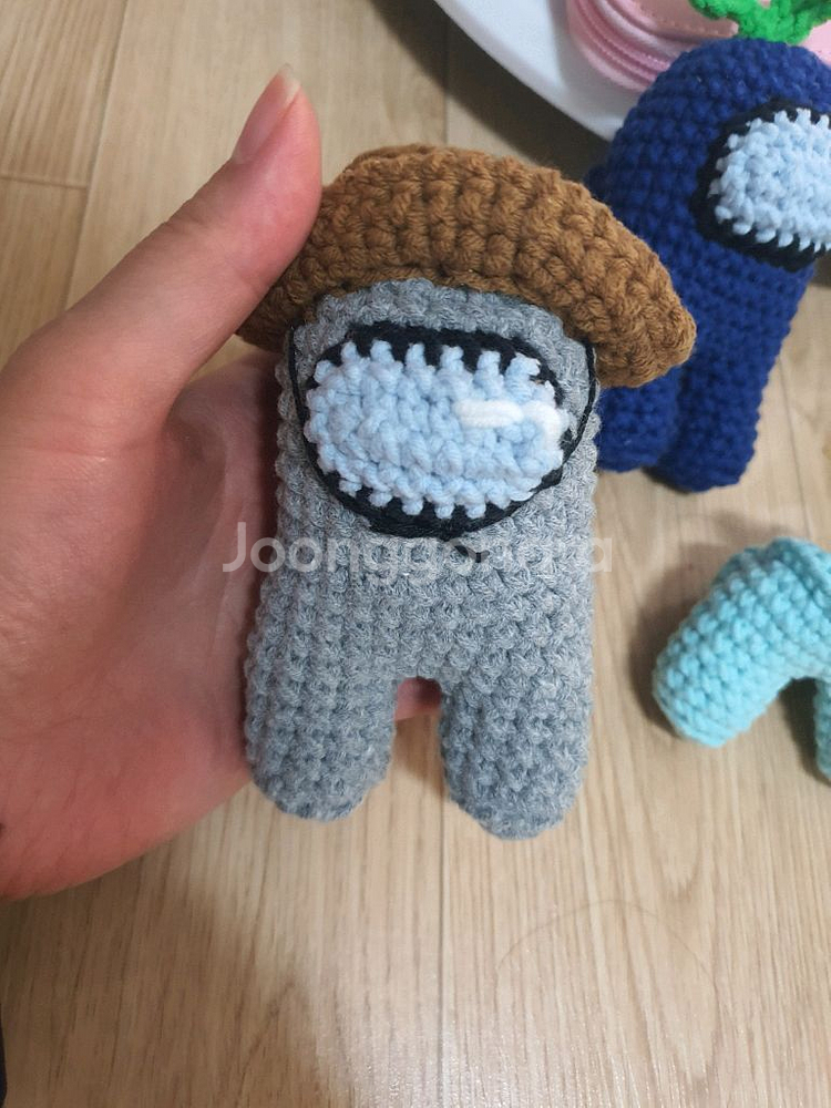 손뜨개 어몽어스 미니 인형 5종 세트--3