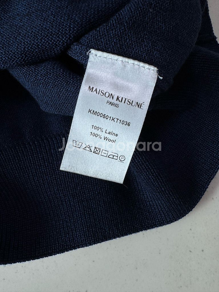 메종키츠네 칠렉스 폭스 클래식 울니트 (남자/L)--5