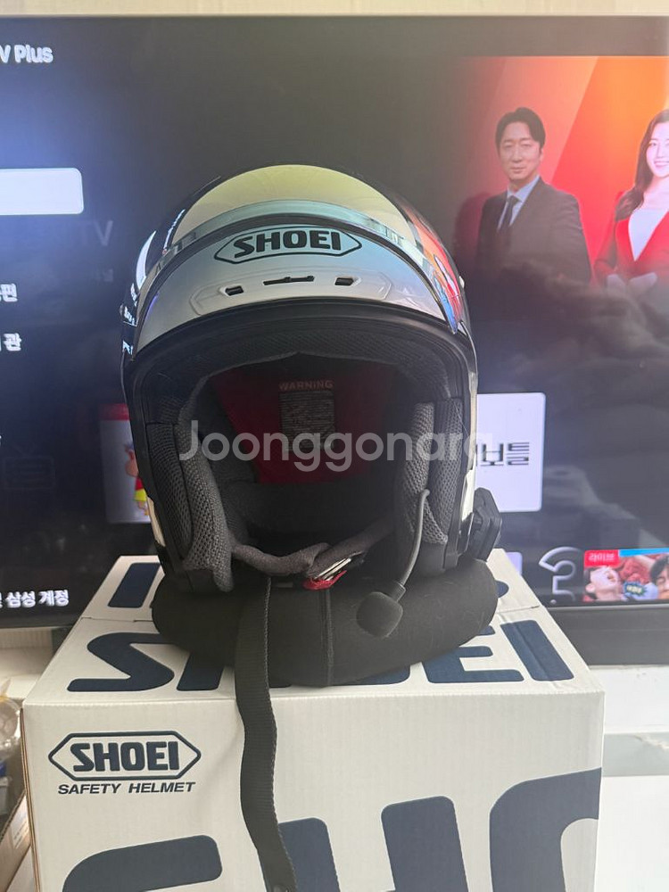 쇼에이 제이포스4 화이트(유광) L사이즈 팝니다.--5