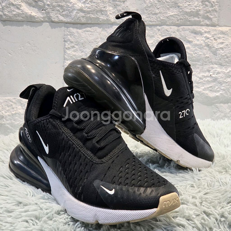 3a-22:나이키 에어맥스 270 블랙 (230mm)--2