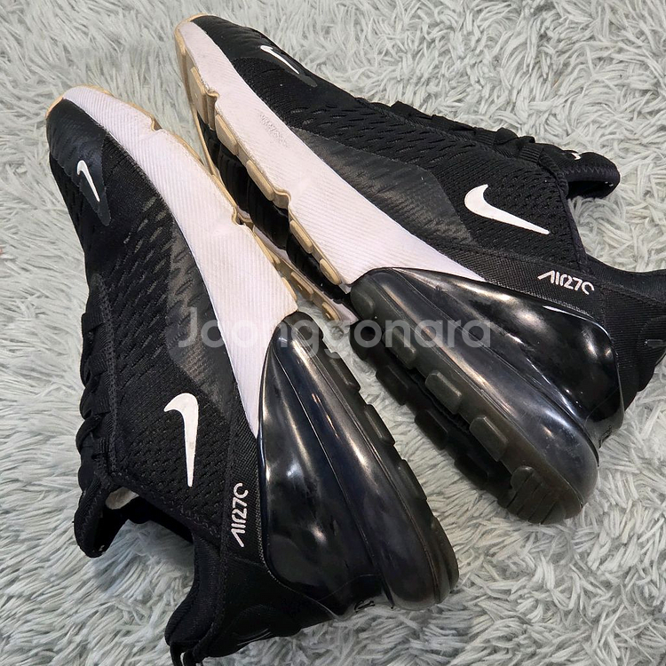 3a-22:나이키 에어맥스 270 블랙 (230mm)--5