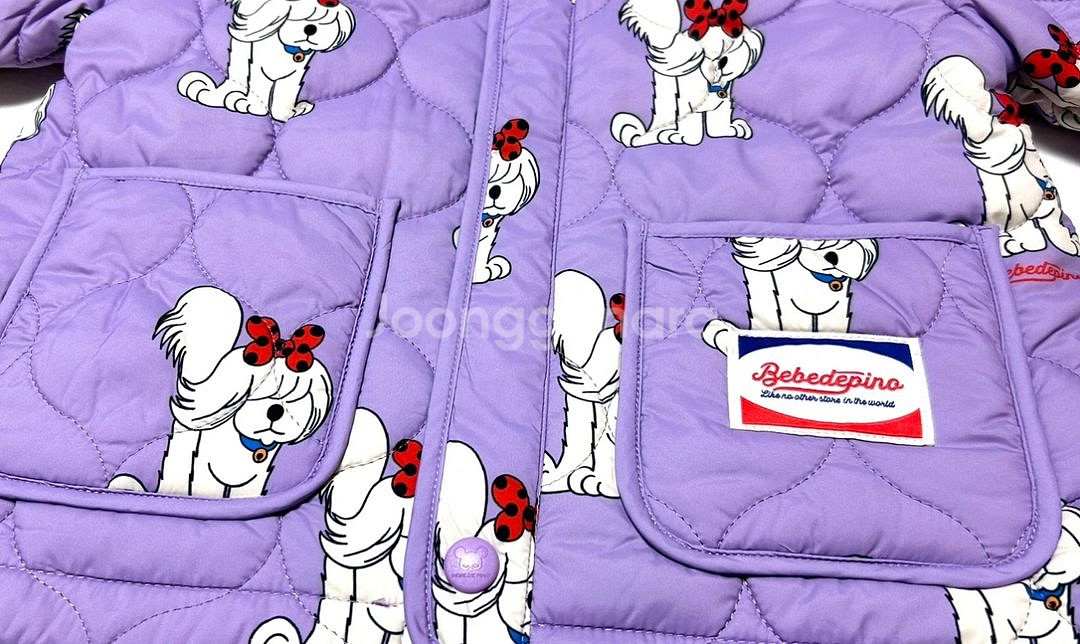 베베드피노 퀄팅 재킷 85 90--2