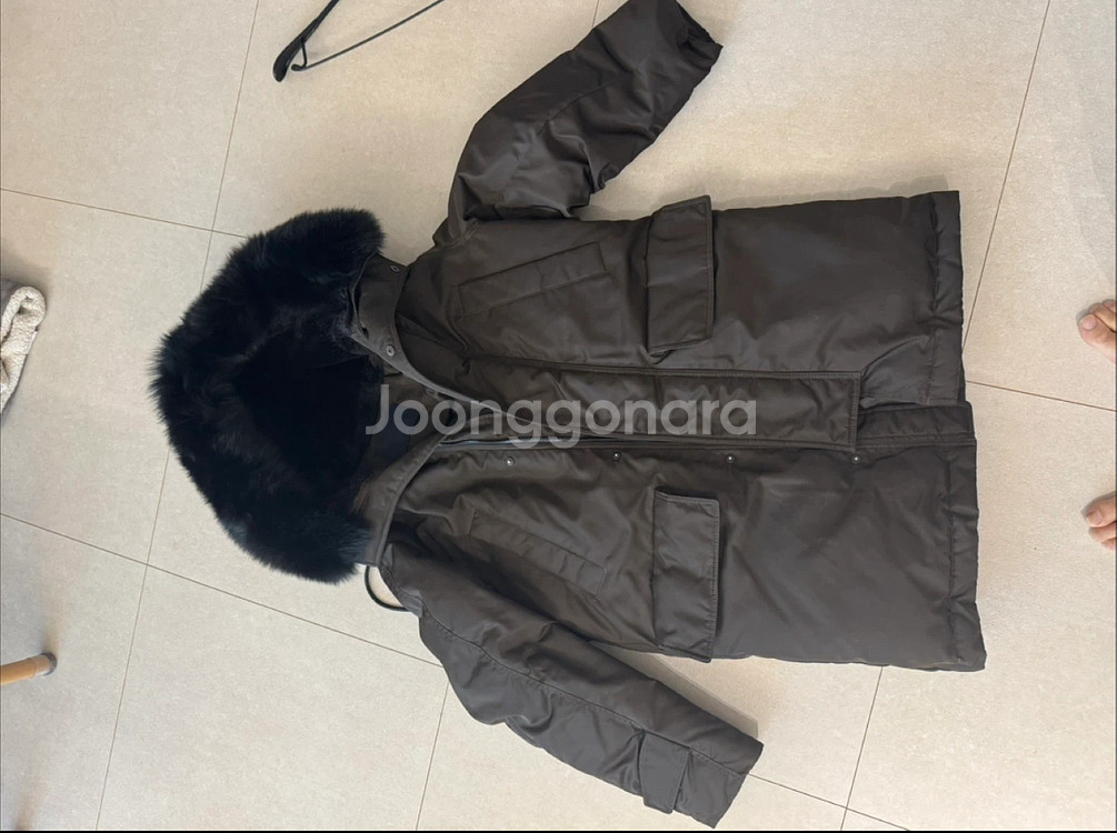 티아이포맨 패딩 여우털--0