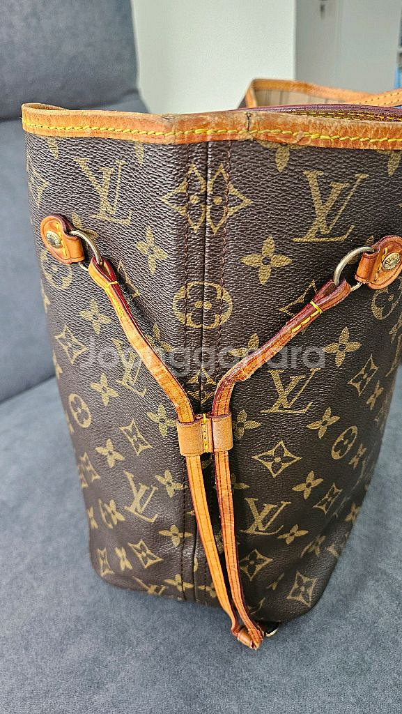 루이비통 네버풀MM 모노그램 쇼퍼백--4