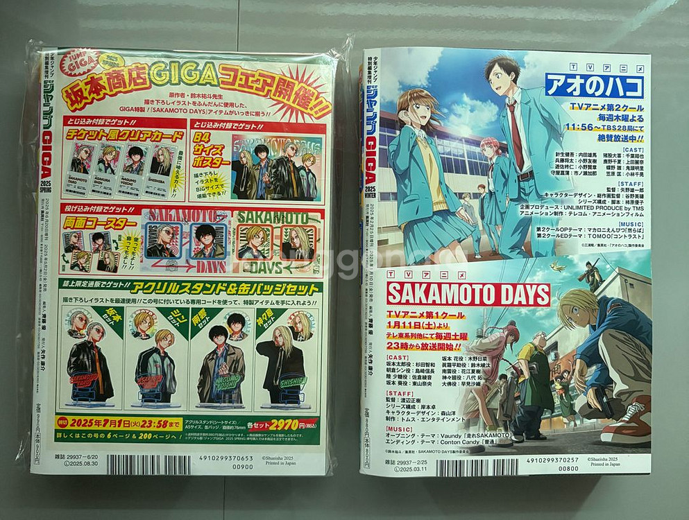 2025 기가점프 스프링,윈터 일괄 사카데이나히아히로아카--1