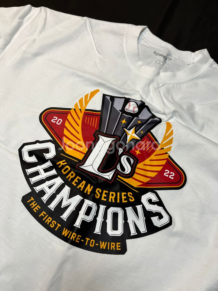 코리안 시리즈 기념 티셔츠 사이즈 L--1
