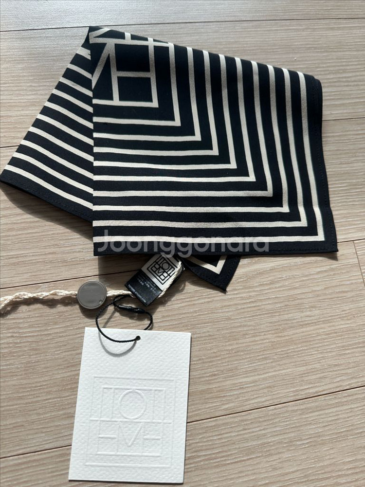 토템 스카프 블랙 새상품--0