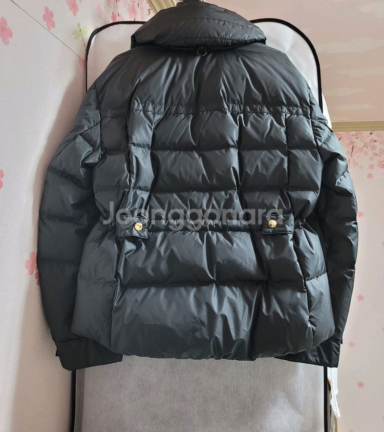 새상품 한섬 시스템 구스다운 패딩 블랙 55/타임 더캐시미어--3