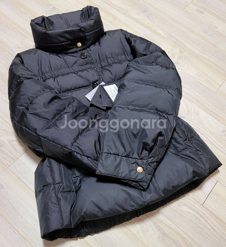 새상품 한섬 시스템 구스다운 패딩 블랙 55/타임 더캐시미어--5