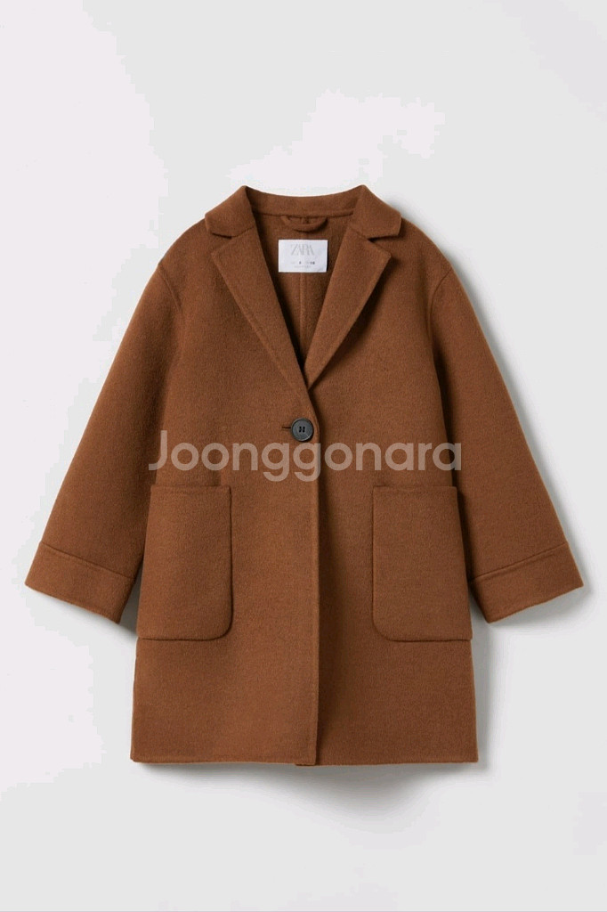 자라키즈 울패브릭코트 6y 새상품--1